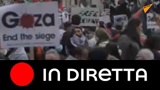 Londra: una manifestazione a sostegno dei palestinesi