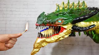 EPIC Fire Breathing Dragon with Matches Chain Reaction 2.0