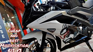 Yamaha R15 V3 Modification | Stickering Cheap and Best | Devil + Venom
