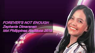 FOREVER'S NOT ENOUGH - Zephanie Dimaranan | Idol Philippines Auditions 2019 Lyrics Video
