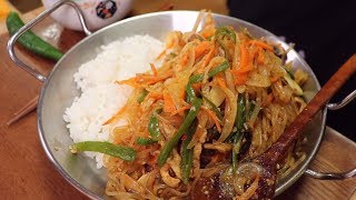 잡채밥 살리기 먹방입니다!!