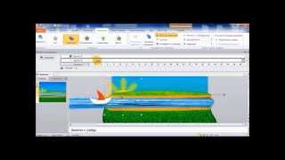 Урок 4. Часть 2. Анимация солнца, неба, травы в PowerPoint