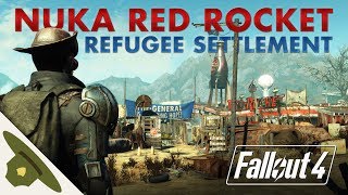 NUKA-WORLD RED ROCKET Refugee Camp: Realistic Fallout 4 settlement and lore