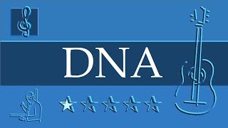 Acoustic Guitar Notes Tutorial - DNA - BTS 방탄소년단 (Sheet Music)