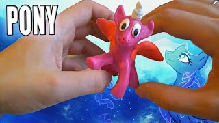 Как слепить из пластилина пони ? Pony model