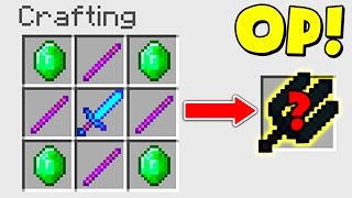 CRAFTING THE MOST OVERPOWERD WEAPON IN MINECRAFT! (Minecraft BED WARS)