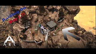 DAY 2 RAID?!? 3 Man PvP Servers - Ark: Survival Evolved MTS