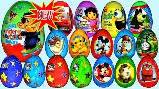 Kinder Surprise Eggs Play Doh mickey mouse Barbie life tom and jerry Disney Cars 2 talking tom toys