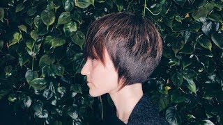 how to cut bob with accents. haircut tutorial