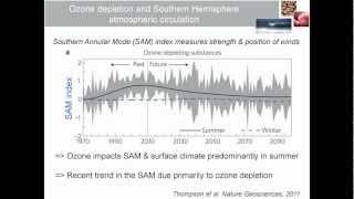 Ms Julie Arblaster - Bureau of Meteorology - the effects of ozone on surface climate