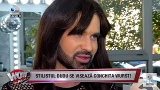 WOWBIZ (29.08.2017) - Dudu se viseaza Conchita Wurst! Cat de bine seamana