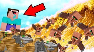 НУБ ПРОТИВ ЦУНАМИ ИЗ ЖИТЕЛЬ МУТАНТОВ В МАЙНКРАФТ ВЫЖИТЬ НУБУ MINECRAFT ТРОЛЛИНГ ЛОВУШКА ЗАЩИТА МУЛЬТ