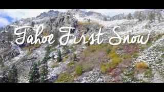 Winter Has Returned to Tahoe! Incredible Aerial footage of Tahoe's First Snow!