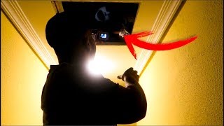DEJAMOS UNA GoPRO TODA LA NOCHE EN LA HABITACION SECRETA NO CREERAS LO QUE PASA!!!