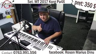 Korg Pa4X Marius Talent ( Set. MT 2017 KorgPa4X ) - 0763.991.556