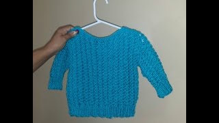 Como tejer un abrigo fasil para bebe de 8m a 2 años - Con Ruby Stedman