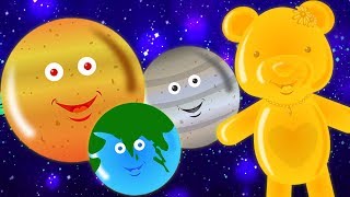 Planetas Canções | rima sistema solar | Planetas para crianças | Learn Planets | Planets Song