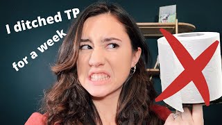 I tried to DITCH Toilet Paper?? | TUSHY Bidet Review