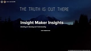 Insight Maker Insights