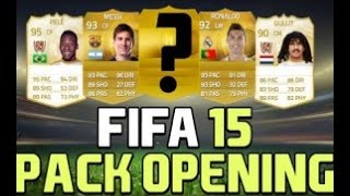 فيفا 15 تفجير بكجااااااات بداية جميلة ^^ FIFA 15 PACK OPENING