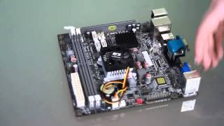 Mini ITX плата ECS NM70 TI V1 0A со встроенным процессором Celeron