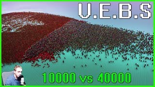 10000 ДЖЕДАЕВ ПРОТИВ 40000 СПАРТАНЦЕВ ► Ultimate Epic Battle Simulator ► Jedi vs Spartans