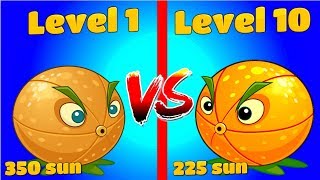 Plants vs Zombies 2 Mod Compare Citron 1 vs Citron 10 - Free Plantas Contra Zombies 2