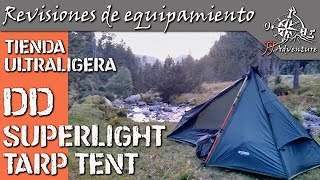 DD superlight tarp tent revisión y análisis