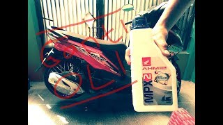 CARA MUDAH MENGGANTI OLI MOTOR BEAT