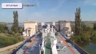 Судовождение Проход Волго Донского канала  Шлюзование  Интересное видео