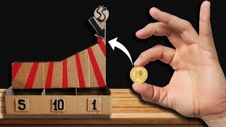 Копилка СОРТИРОВЩИК Монет СВОИМИ РУКАМИ Из КАРТОНА DIY