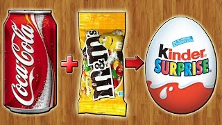 Киндер Сюрприз из Coca-Cola и M&M’s