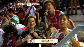 Gol de Mora. River 4 Quilmes 1. Fecha 1. Primera División 2016