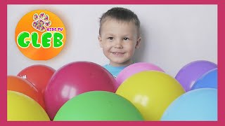 Baloons Лопаем воздушные шарики с киндер сюрпризами Разноцветные шары 氣球