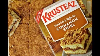 Krusteaz Cinnamon Swirl Crumb Cake and Muffin Mix