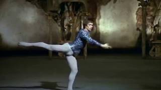 1/2 Rare.  Rudolph Nureyev performing solo in act 1 of "Swan Lake".
