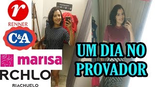 Provando looks em fast fashion | C & A + Renner + Marisa + Riachuelo  #3
