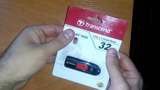Распаковка Transcend JetFlash 590 32GB