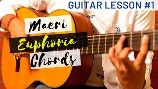 Maeri (Euphoria) guitar lesson | Part I| Detailed tutorial