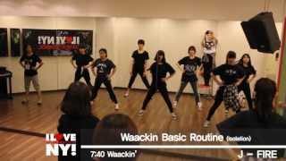 Waackin Basic Routine (Isolation) cover dance choreography by NYDANCE