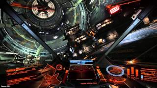 Elite: Dangerous . Стыковка со станцией типа Coriolis / Coriolis starport docking