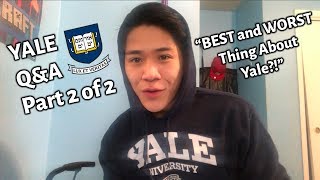 BEST and WORST Thing About Yale? | YALE Q&A (Pt. 2)