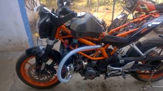 KTM duke 390 turbo , turbocharged bike india.