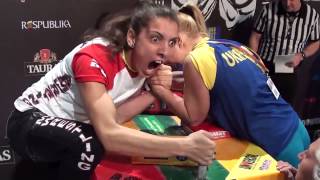 Woman armwrestling. (weird) | Женский армрестлинг