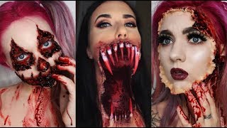 Increíbles Maquillajes de terror para HALLOWEEN 2018 / Makeup for halloween 2018