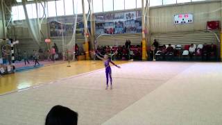 Художественная гимнастика Сайко Соня обруч Яхрома 15.03.14