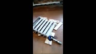 Как открутить чугунную батарею