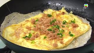 薄餅肉鬆夾油條 - 睇片學煮餸