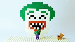 Lego Joker Brick Building Mosaic Superhero Animation