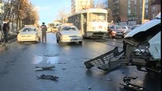 В Самаре на пересечении улиц Мяги и Аэродромной произошла авария